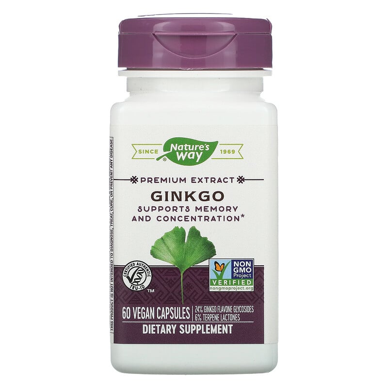Natures Way Ginkgo Capsules 60S