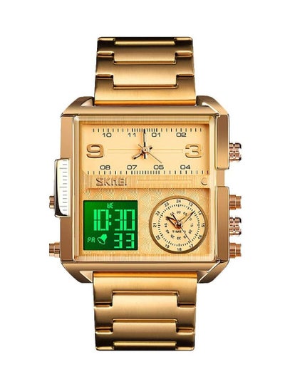 SKMEI 1584 Men s Digital Sports Watch LED Square Large Face Analog Qu