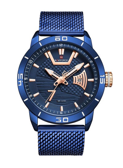 NF9155 Mens Stainless Steel Analog Wrist Watch Blue