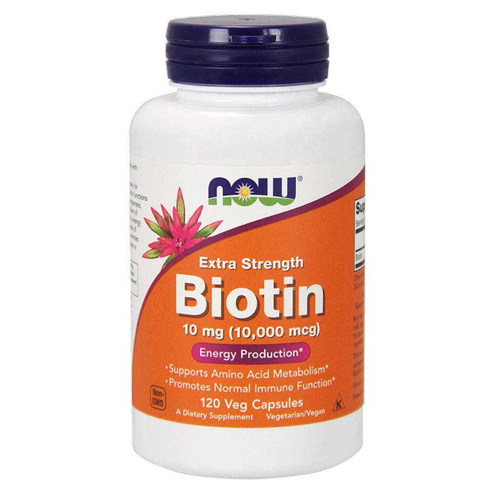 Now Biotin 10Mg (10,000Mcg) 120Vcaps