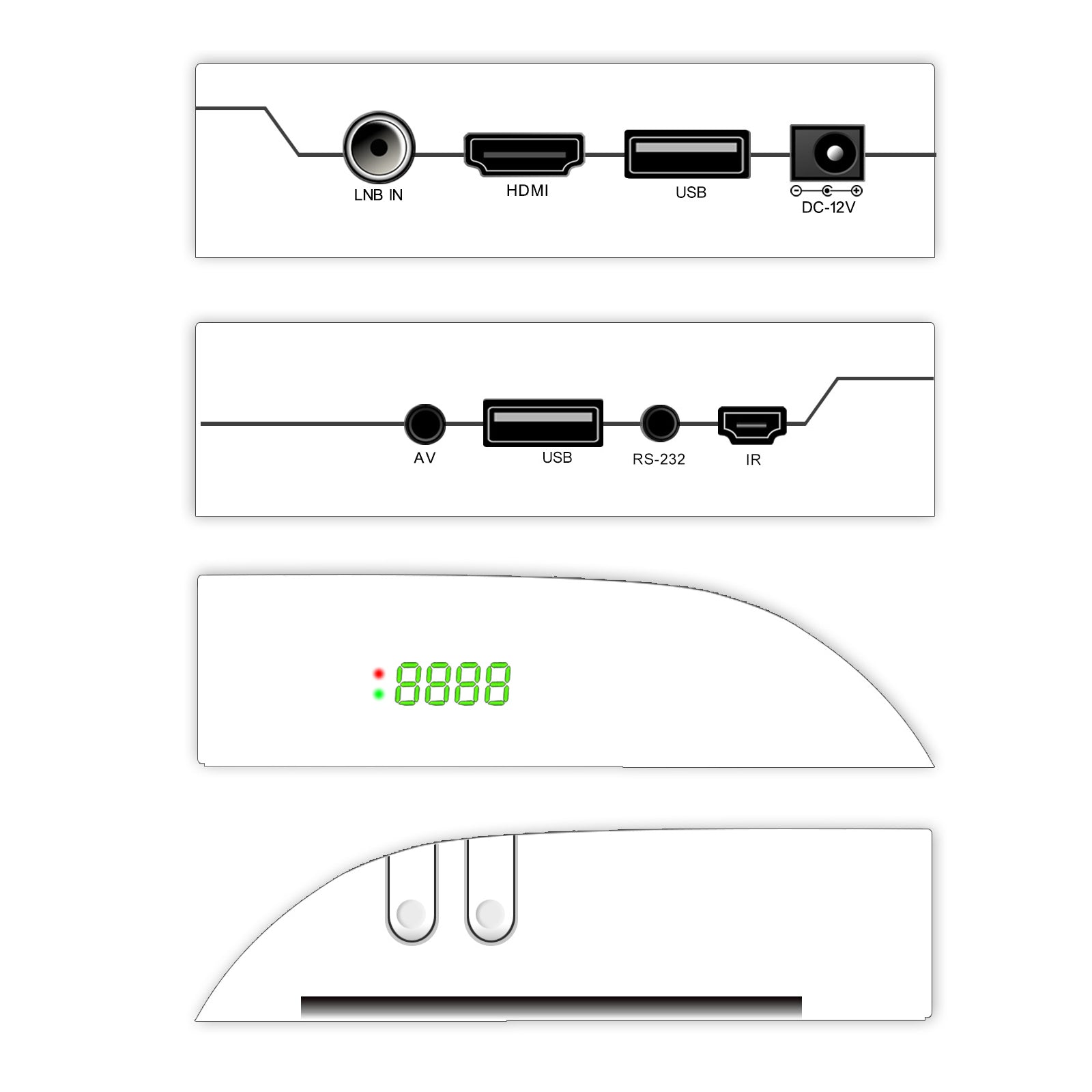 StarSat SR-440HD White Full HD Receiver