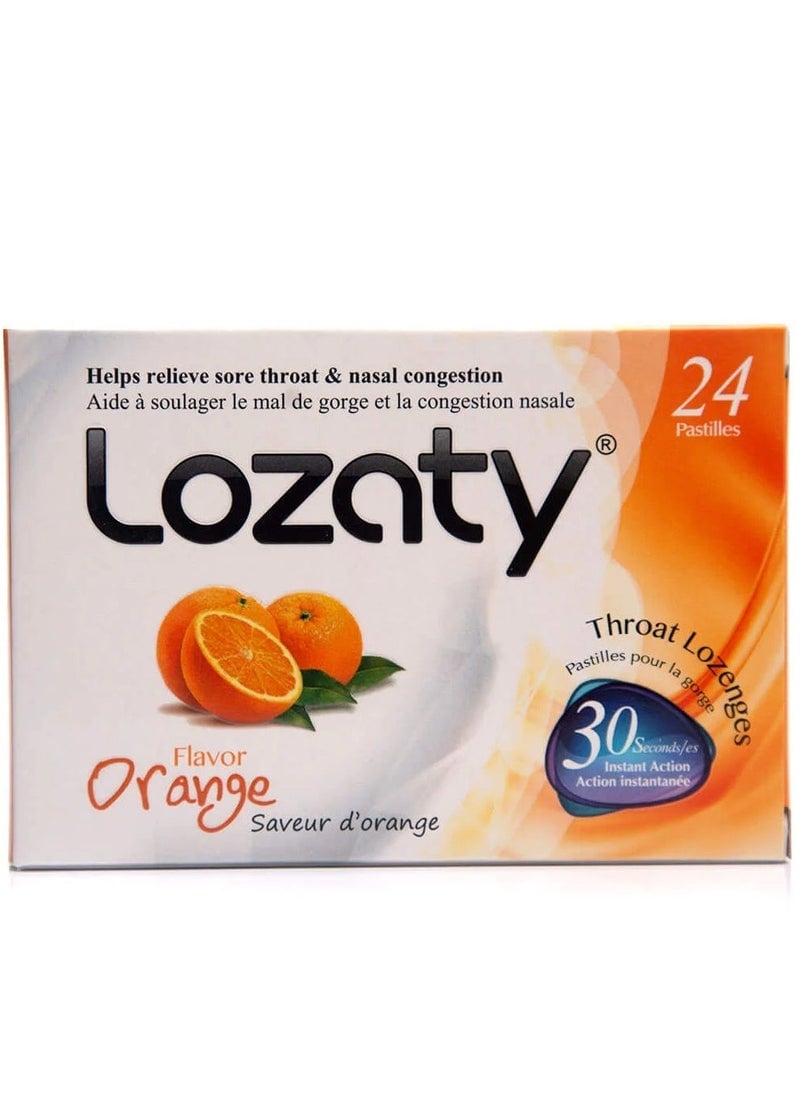 Lozaty Sore Throat Lozenges Orange 24s lozaty-sore-throat-lozenges-orange-24s