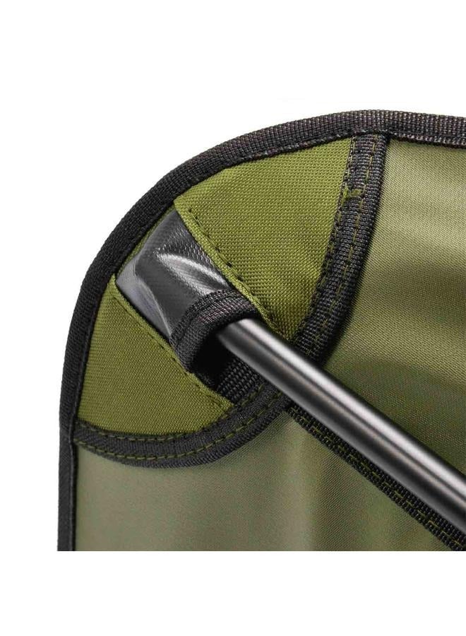 Portable Green Foldable Lawn Chair for Camping and Outdoor Activities