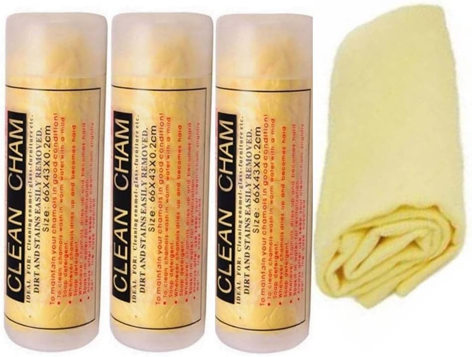 Clean Cham Material Clean Cham Liquid Absorbing Chamois Microfiber Cloth for Car Bike Clea