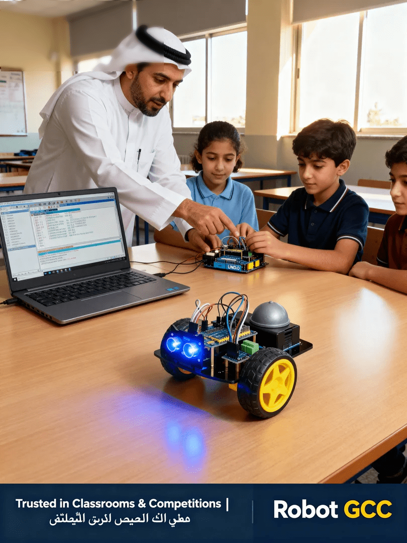 Arduino Robot Car Kit 2WD | STEM Programming Robot Car | Line Tracking & Obstacle Avoidance | Ultrasonic Sensor & IR Module | Nano Board Compatible | DIY Coding Robot Kit for Kids & Beginners