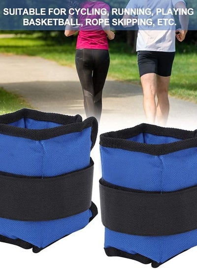 Pair of Adjustable Ankle Wrist Weights Comfortable Strap Set for Fitness Training and Strength Exercise Home Gym Workout, Running, Men/Women