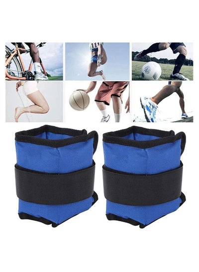 Pair of Adjustable Ankle Wrist Weights Comfortable Strap Set for Fitness Training and Strength Exercise Home Gym Workout, Running, Men/Women