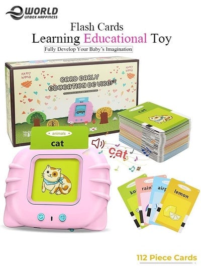 Learning Educational Toys For Kids Pre School Device with 112 Flash Cards For Toddlers