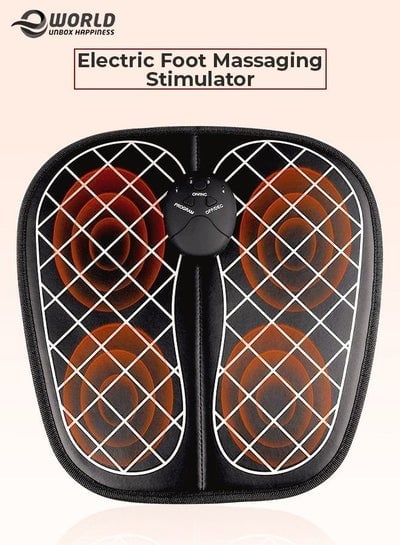 Full Automatic Portable EMS Electric Foot Stimulator Massager Blood Circulation Pain Relieving Body Machine for Men and Women