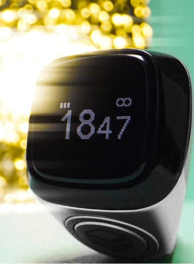 Digital Bluetooth Smart Zikr Tasbih Ring Prayer Reminder with OLED Display