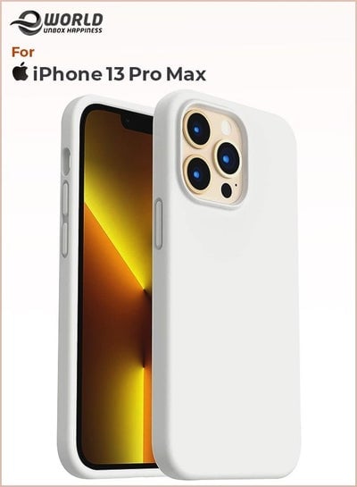 Liquid Silicone Case Protective Mobile Phone Cover with Shockproof Anti Slip Full Body Protection Coverage and Durability for iPhone 13 Pro Max