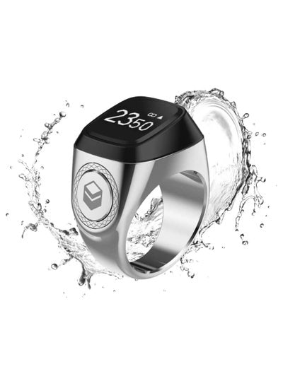 Digital Bluetooth Smart Zikr Tasbih Ring Prayer Reminder with OLED Display