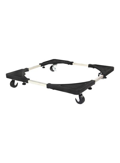 Washing Machine And Refrigerator Stand Black/Silver 56*56.CM