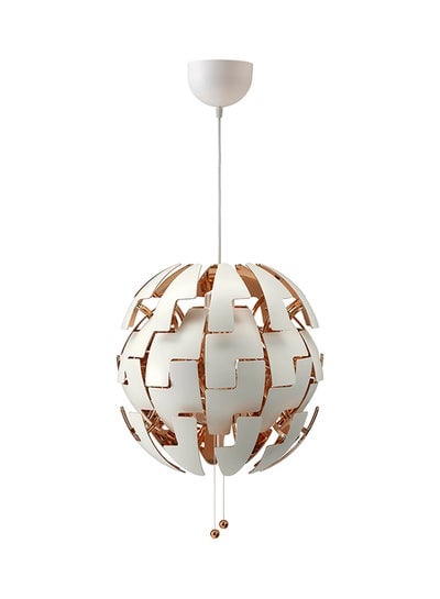 Copper Pendant Lamp White 35centimeter