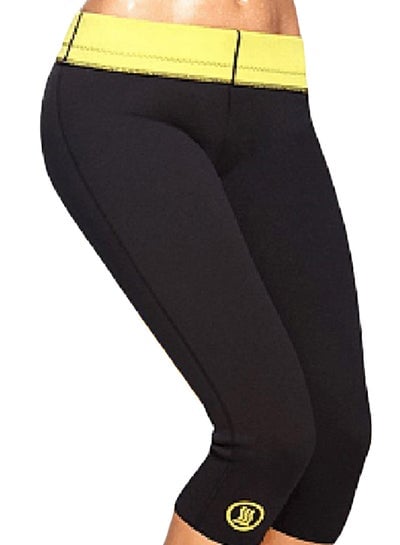 Slimming Shaper Leggings Black/Yellow