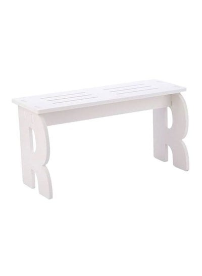 Plastic Storage Rack White 37x19x14cm