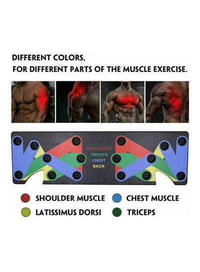 Push-up Board Fitness System Comprehensive Training Muscle Board 60*6*19cm