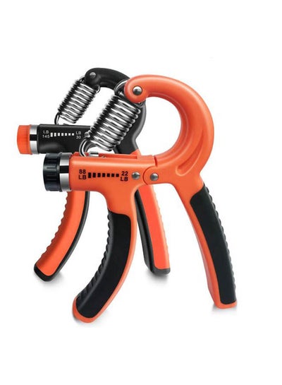 2 Pack Hand Exerciser Grip,Hand Grip Strengthener Workout, Strength Trainer,Easy Setting Adjustable Resistance Range NonSlip Gripper