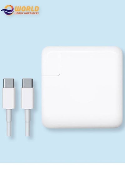 96W USB Type-C PD Adapter Charger with Cable Compatible with Macbook Pro/Air