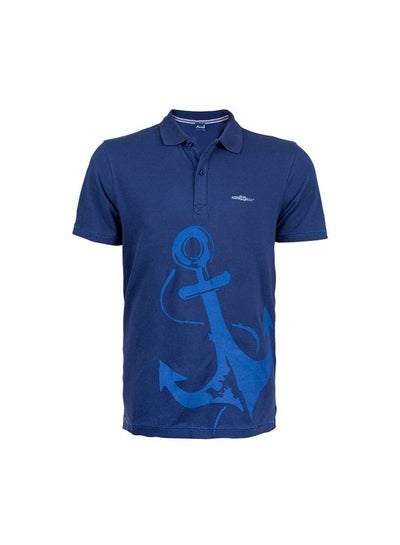 Navy blue polo t shirt online