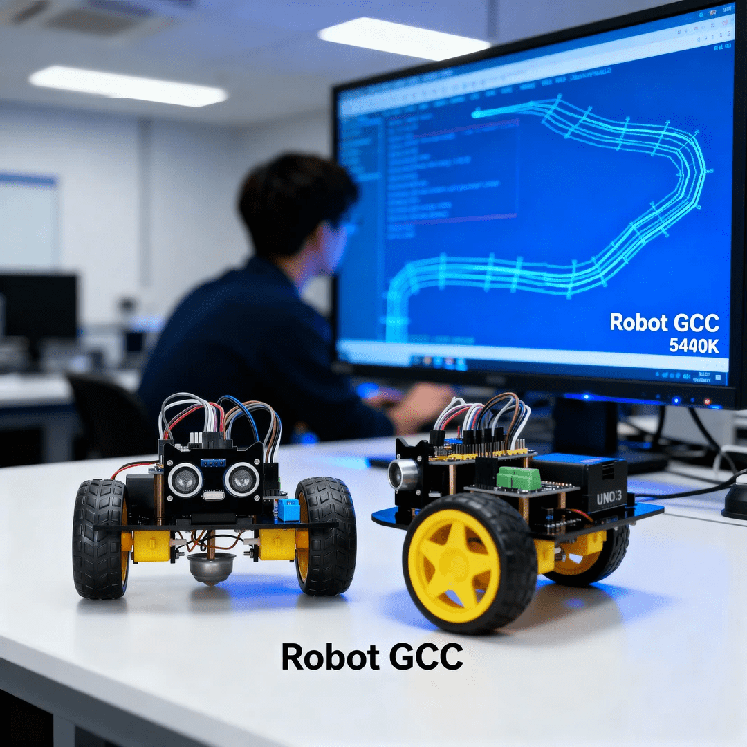 Arduino Robot Car Kit 2WD | STEM Programming Robot Car | Line Tracking & Obstacle Avoidance | Ultrasonic Sensor & IR Module | Nano Board Compatible | DIY Coding Robot Kit for Kids & Beginners