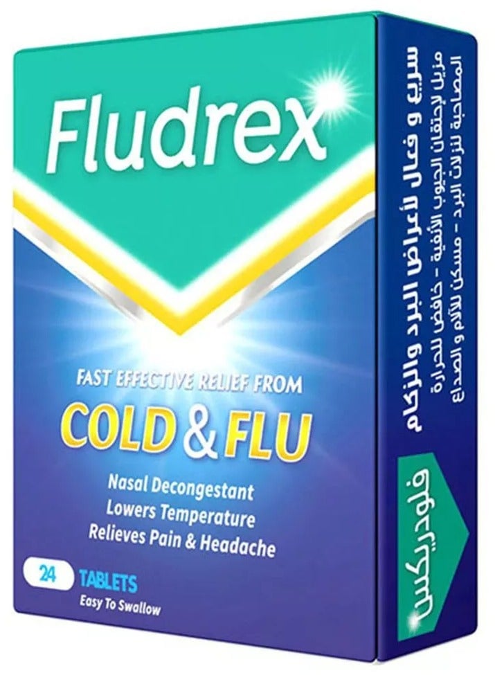 Fast Effective Cold & Flu Relief Tablets 24S