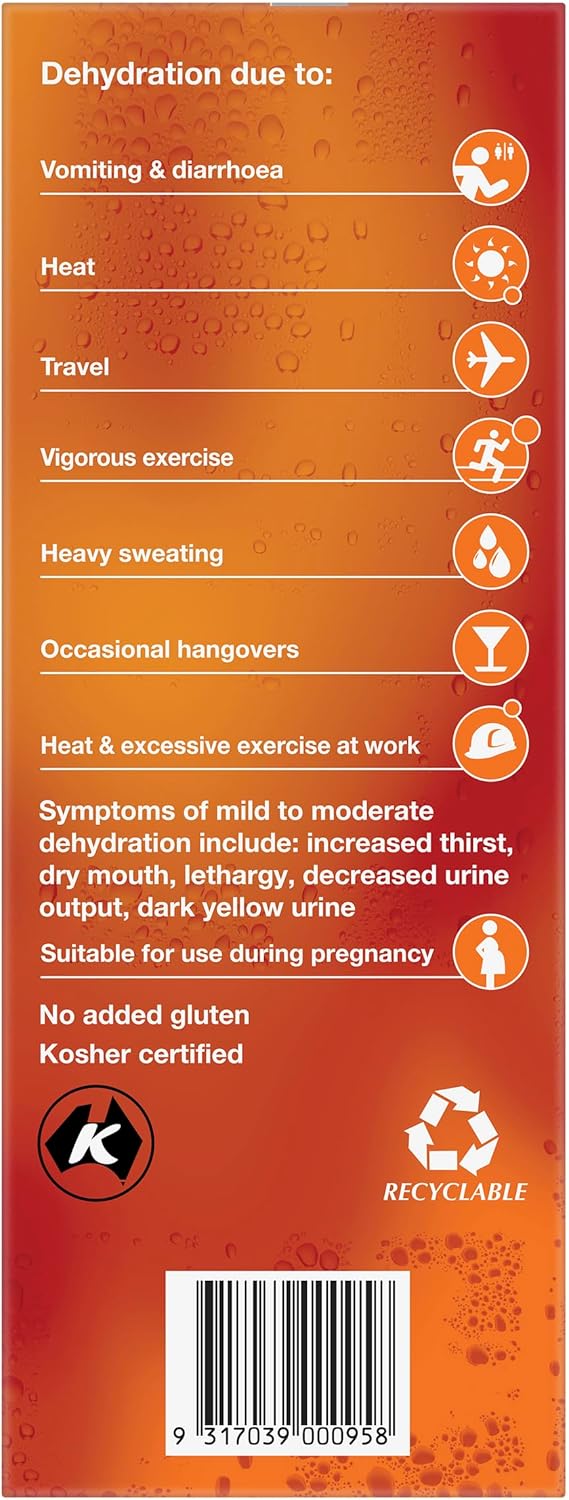 Hydralyte Electrolyte Ice Blocks Orange 16S