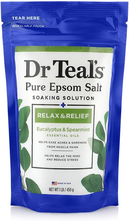 Dr Teals Epsom Bath Salt Eucalyptus&Spearmint 450G