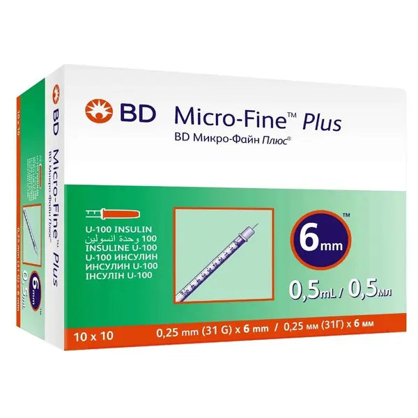 Bd Microfine 0.5Ml 31G Insu Syring