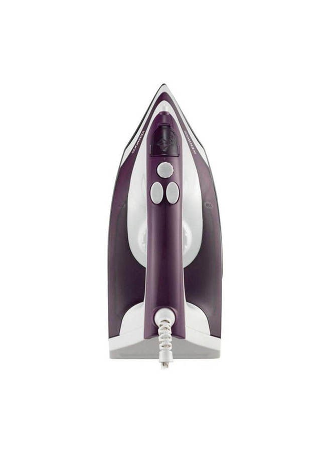 KENWOOD Steam iron, Non Stick Soleplate, Self Clean Function, Water Spray, 120G Steam Shot, 250 ml 2000 W STP40.000WP Purple/White