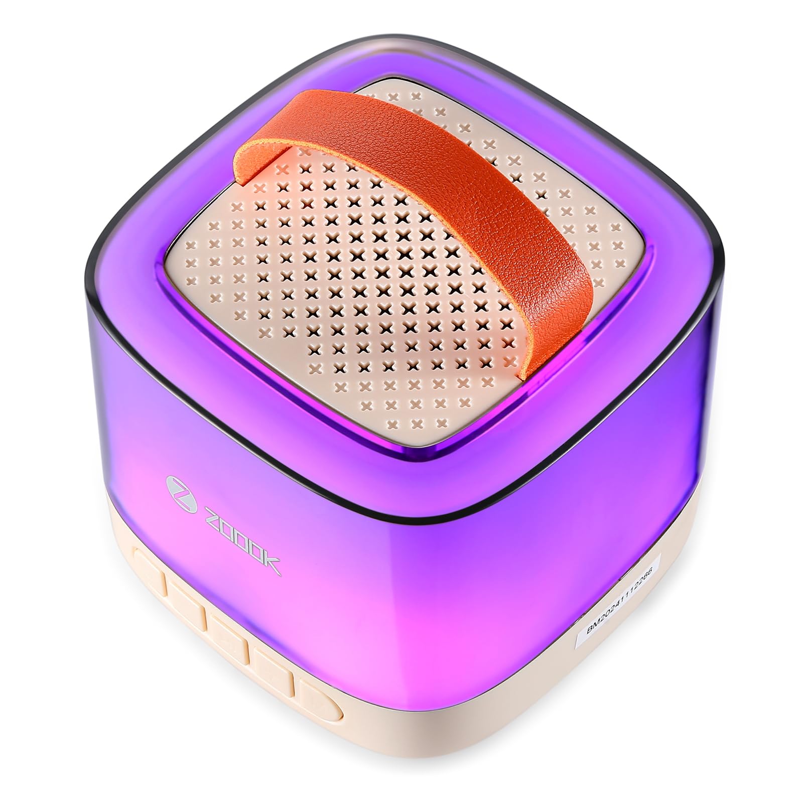 ZOOOK PartyBox Mini Karaoke Machine for Kids Adults, Portable Bluetooth Speaker with 2 Wireless Microphones,18 Pre-Loaded Songs Toys Birthday Gifts for Girls 4, 5, 6, 7, 8+ Years Old Toddler Teens