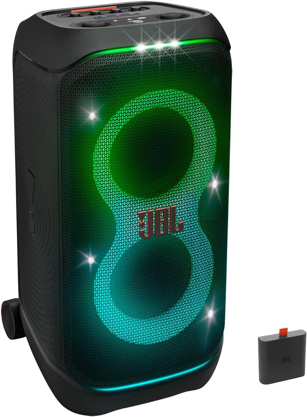 JBL PartyBox Stage 320 Bluetooth Speaker with Battery 400 Bundle - Black