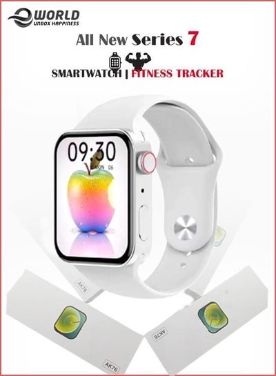 Latest Series 7 Smart Watch Waterproof I68 Fitness Tracker Heart Rate Monitor Blood SPO2 - EMALL