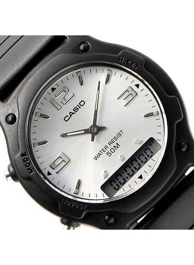 Men s Water Resistant Analog Digital Watch AW 49HE 7AVUDF 35 mm