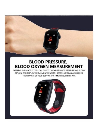 Smartwatch Black/Red - EMALL
