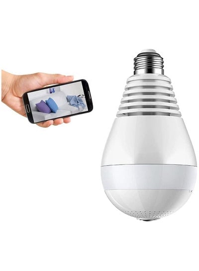 Wireless Wifi Bulb Light Camera with Floodlight Smart Security Camera lamp for Home and Office - EMALL