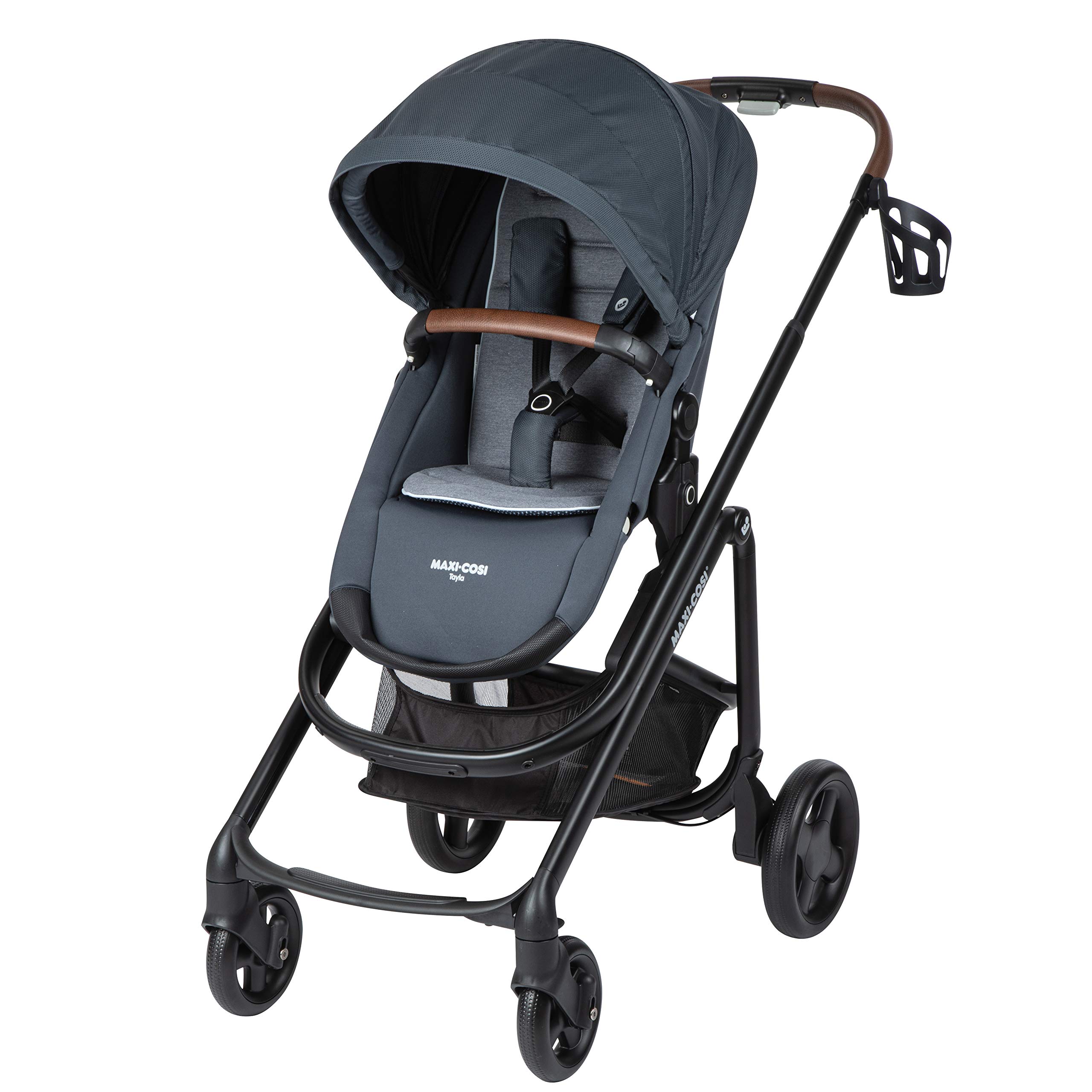 Maxi-Cosi Tayla Stroller, Modular Lightweight Stroller Seat, Parent or World Facing, Essential Graphite