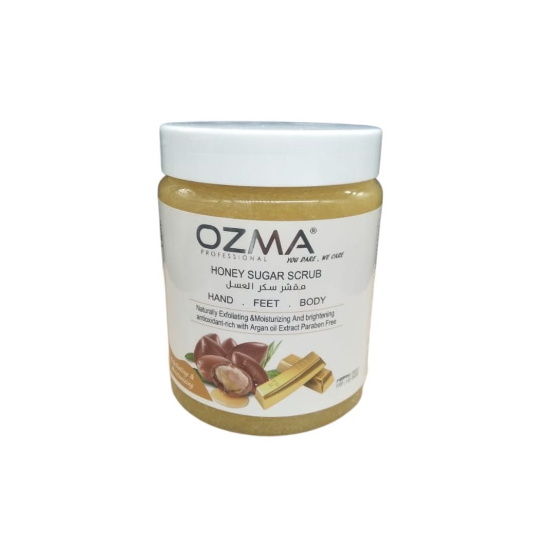 OZMA Clavo Smooth Honey  Sugar Scrubs With Argan and Gold extract For Radiant Glowing Skin 1200 G
