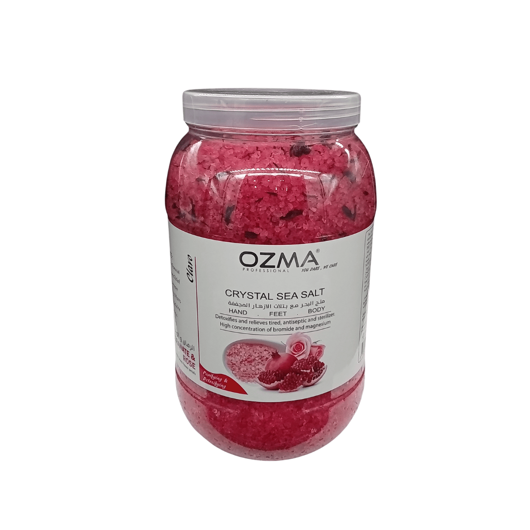 ZMA Clavo Crystal Sea Salt, Pomegranate & ROSE , Organic Skin Exfoliating Moisturizing Whitening Body Salt 5kg
