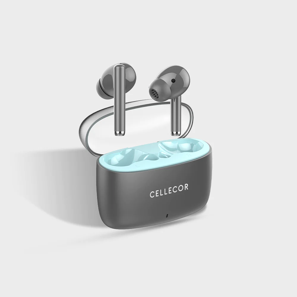 CELLECOR Bropods CB11 Waterproof Earbuds with 45 Hours Playtime| 5.1v Bluetooth | Auto Pairing | 13 mm Driver | Voice Assistant | ENC