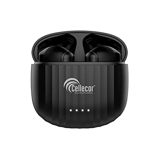 CELLECOR BroPods CB05 Waterproof Earbuds with 25 Hours Playtime, Auto Pairing, 13mm Driver, 5.1V Bluetooth Headset