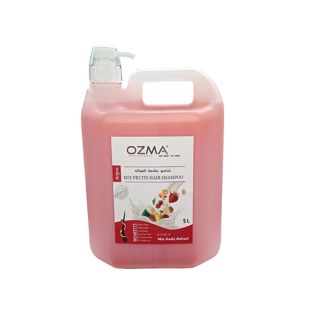 OZMA Moisturizing  Hair  Shampoo .Improved Formula  | Cleansing And Energizing | For ALL Hair Types .Mix Fruit Extract  5L