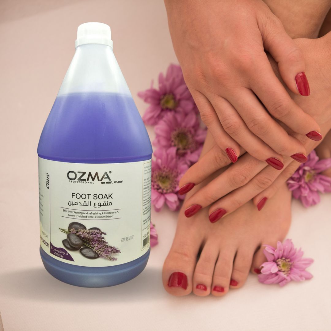 OZMA Clavo Lavender foot Soak Moisturiser Callus Remover Liquid Gel 3.78 L