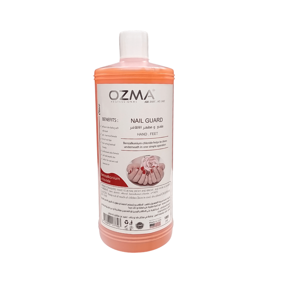 OZMA Clavo Benzalkonium Chloride Cuticle Tint  - effective nail Cleansing (Nail Guard) 1000 ML