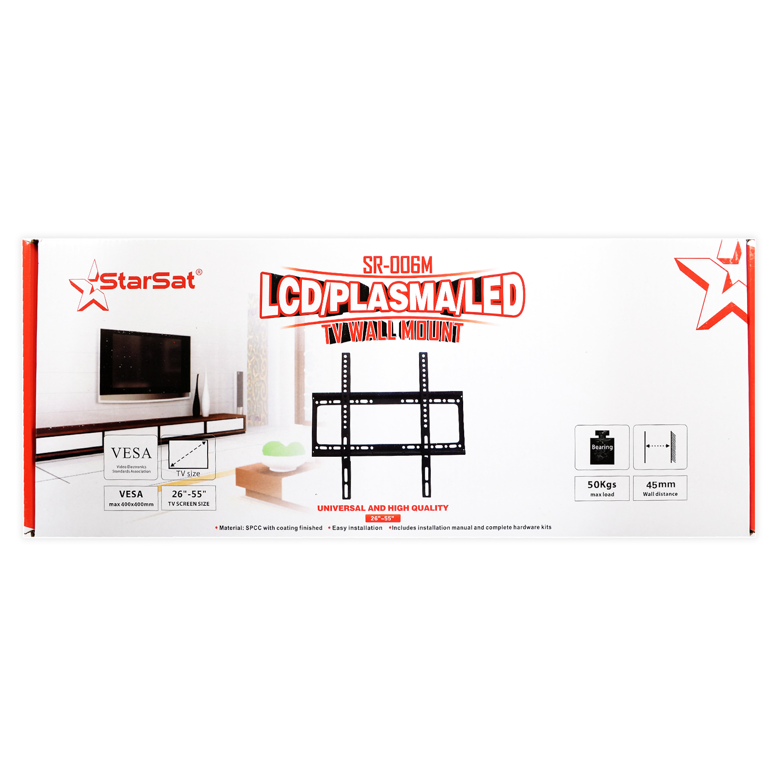 StarSat-006M LCD, Plasma, LED TV Wall mount Up to 50KGgs