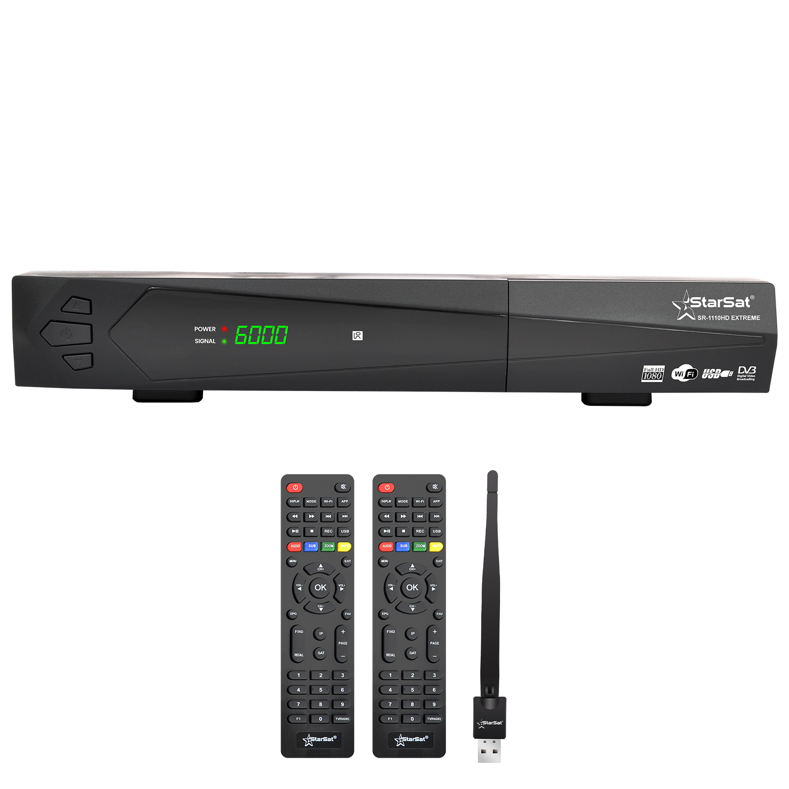 SR-1110HD Extreme DVB-S/DVB-S2 Satellite Compliant (MPEG-II/MPEG-IV/ H.264)