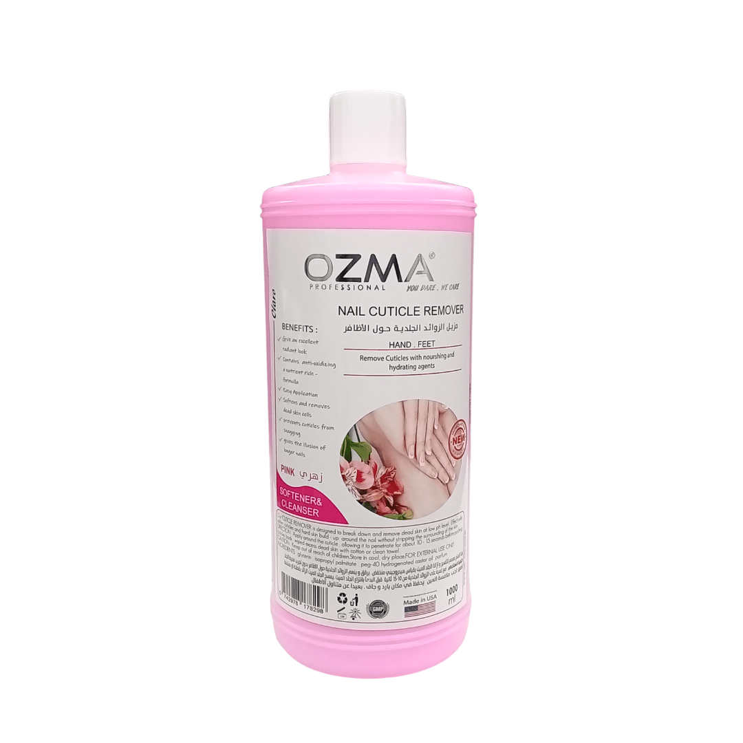 New Ozma Clavo Cuticle Softener and Remover  1000ML. (Pink)