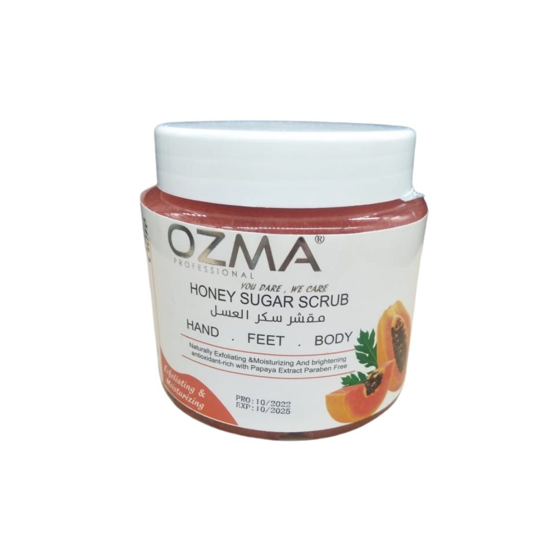OZMA Clavo Smooth Honey  Sugar Scrubs With PAPAYA  extract For Radiant Glowing Skin 500 G