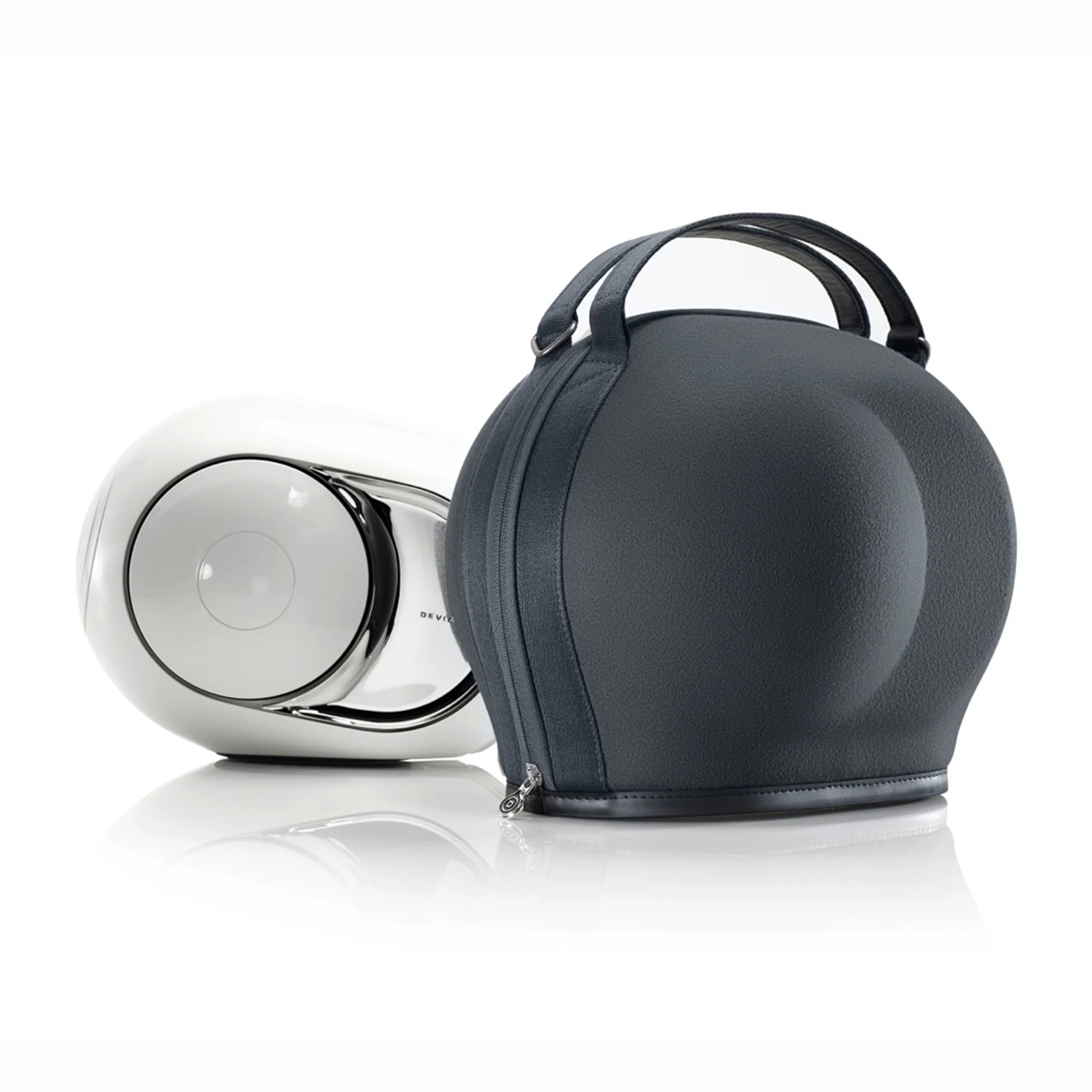 DEVIALET Cocoon - Phantom I |High Tech Carrying Case for protection, comfort and elegance when travelling| 100% French designed and made| Mercury grey