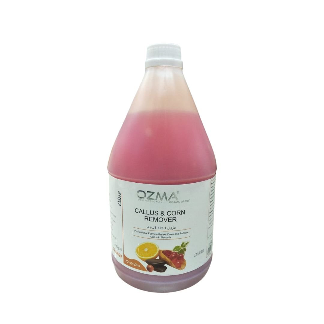OZMA Clavo Callus & Corn Remover Foot Soaking Liquid Gel Foot Spa Treatment, Orange .3.78 Ll